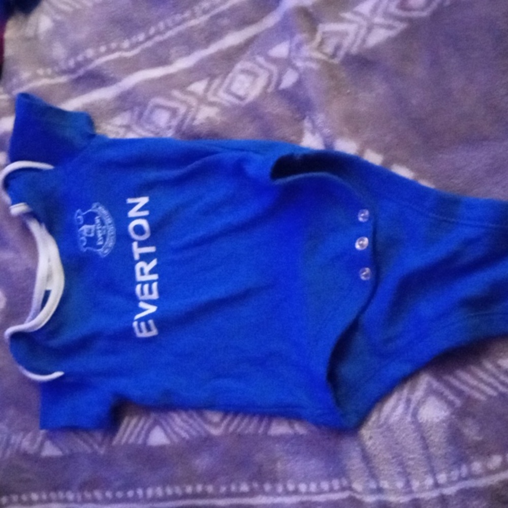 Baby onesie royal blue